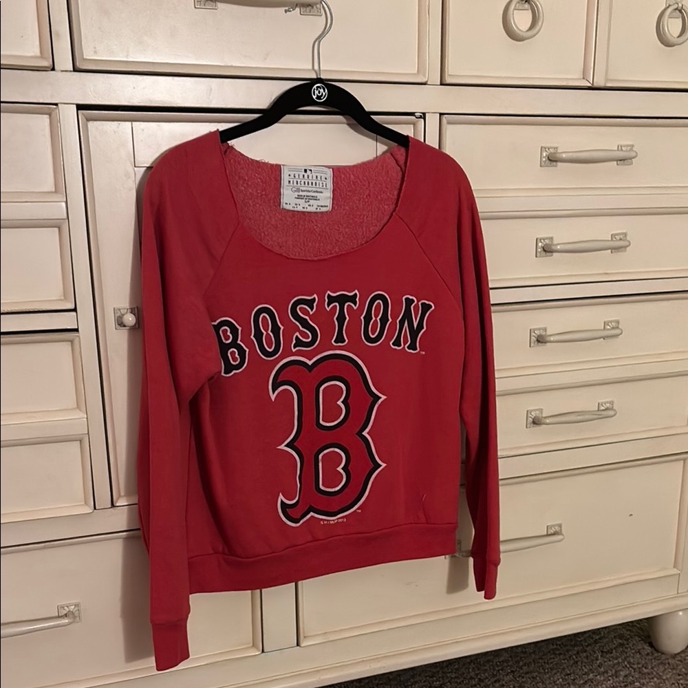 Red Boston Sweatshirt